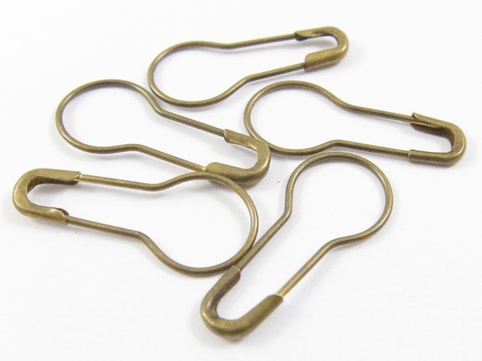 Pear Shaped Brass Safety Pins - Wholesale Prices on Safety Pins by Strang  Advance